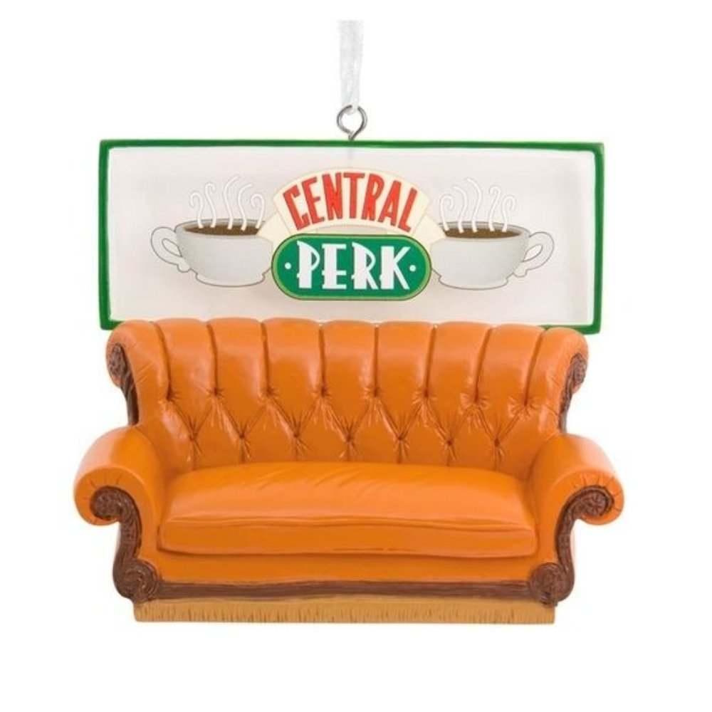 Hallmark Friends Central Perk Christmas Couch Ornament Café - Picture 1 of 3